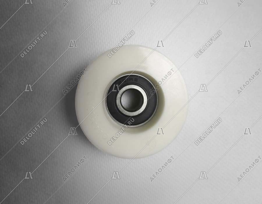 Ролик поручня, D - 60 мм, W - 27 мм, 6201RS, направляющий