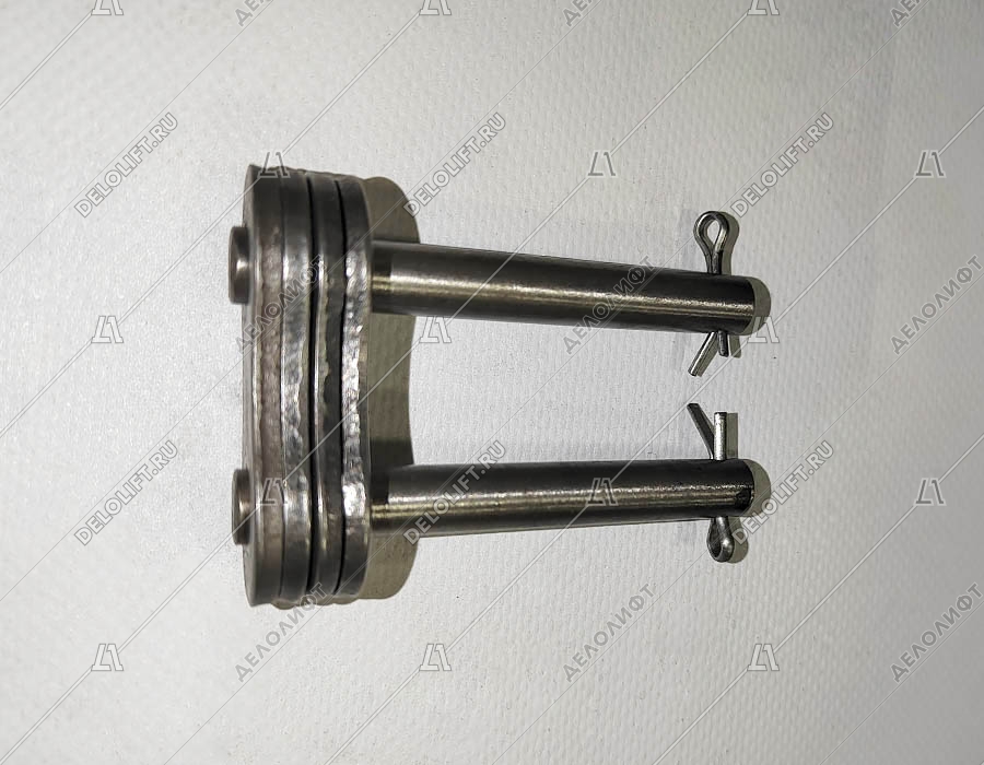 Соединительное звено, двухрядной цепи привода поручня эскалатора, шаг - 31,75 мм, тип B, усиленное (HY)