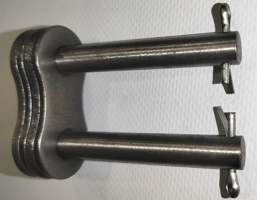 Соединительное звено, двухрядной цепи привода поручня эскалатора, шаг - 31,75 мм, тип B, усиленное (HY)