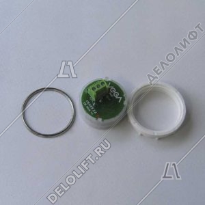 Кнопка вызова/приказа, Venus, без символов, красная подсветка (разъем MLK)