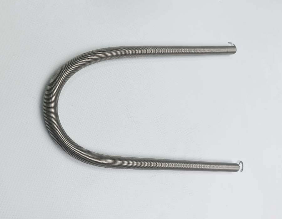 Пружина дверей шахты, L - 620 мм, D - 13 мм, d - 1 мм, концы на конус