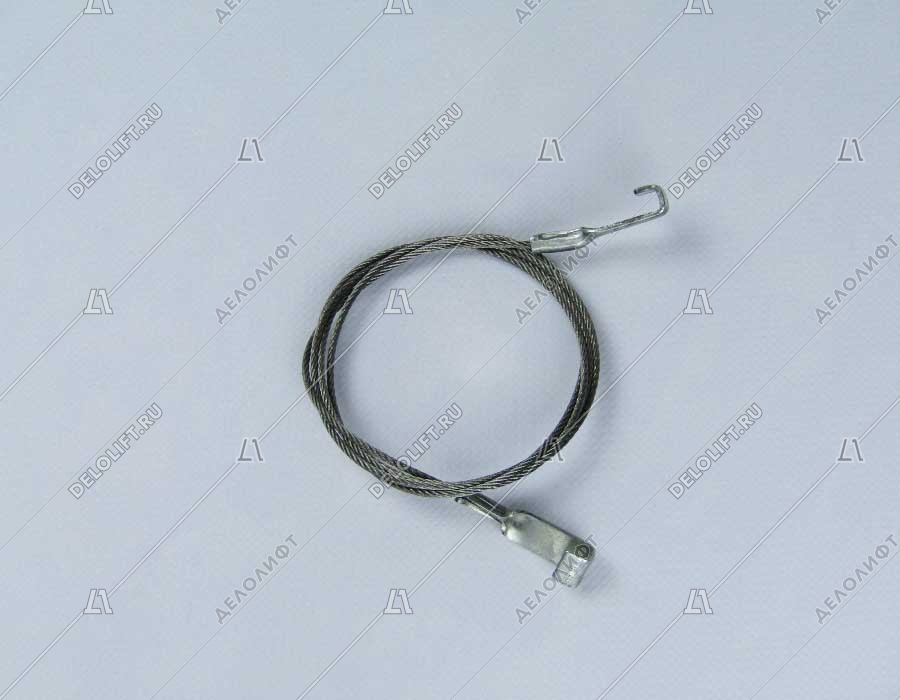 Тросик синхронизации, L - 1070 мм, d - 1,5 мм, с крючком под пружину