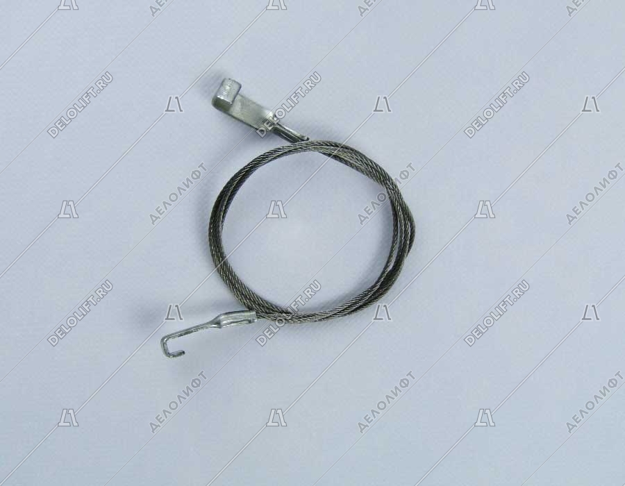 Тросик синхронизации, L - 1070 мм, d - 1,5 мм, с крючком под пружину