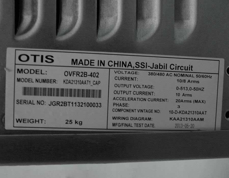 Частотный преобразователь, OVFR2B-402