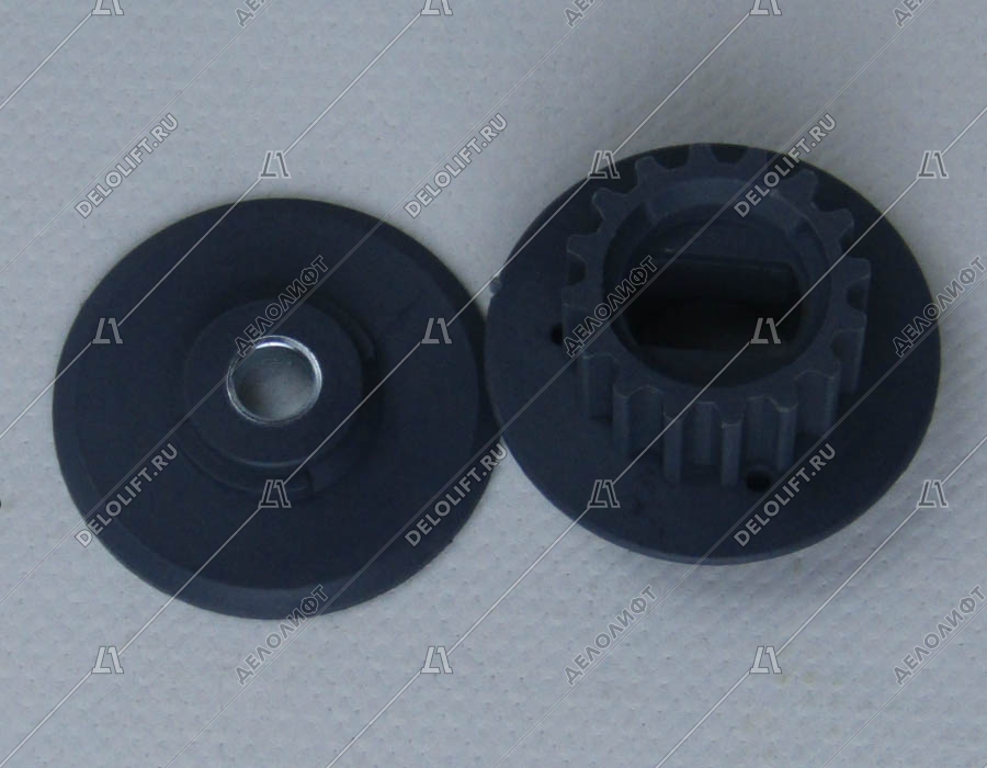 Шкив двигателя, VVVF, с двумя лысками, зубчатый, приводной