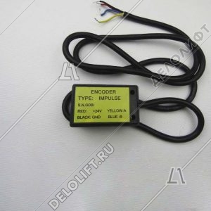 Энкодер привода дверей, SEPULS-2, для зубчатого шкива, световой, с кабелем 1,5м, (аналог)