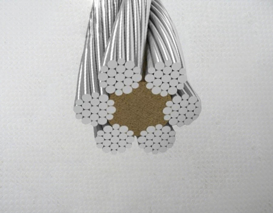 Канат/трос тяговый, d - 14 мм, ГОСТ 2688-80, 6х19+1о.с., 131кН, стальной