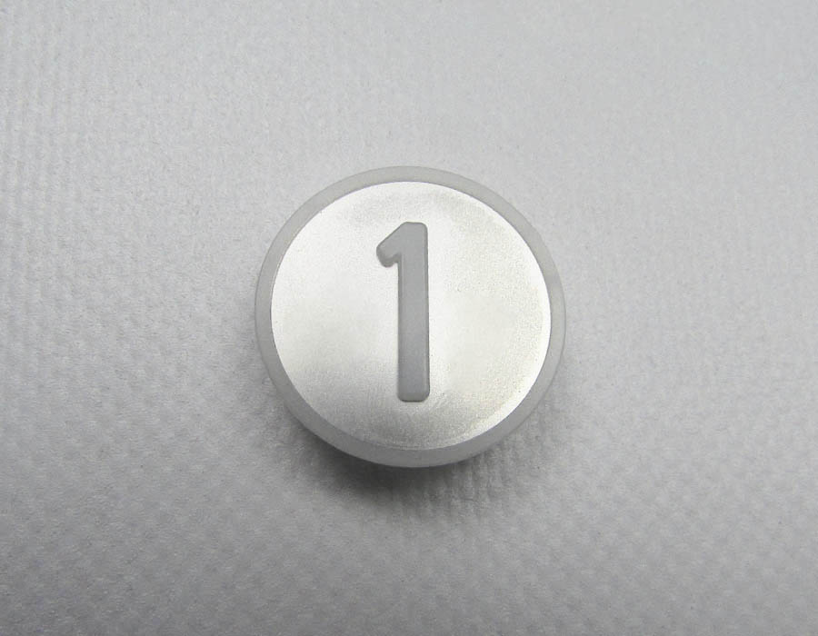 Нажимной элемент кнопки приказа, 1 этаж, тактильный, низкий держатель