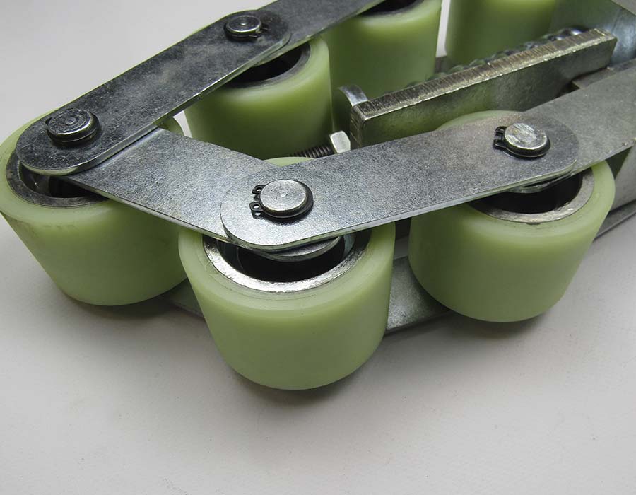 Прижимная цепь поручня, SCT, 6 роликов, D - 70 мм, H - 50 мм, шаг - 85 мм