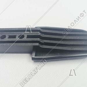 Направляющая поручня эскалатора, L - 140 мм, пластиковая, два отверстия