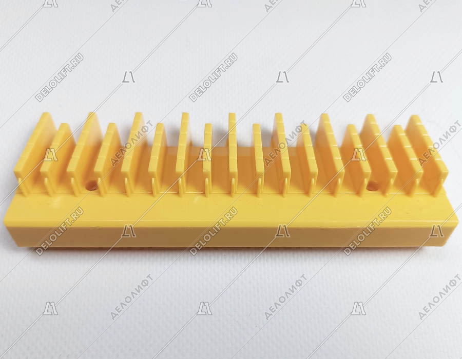 Демаркационная линия, QSTJ.0a-103, фронтальная центральная, пластик, желтая