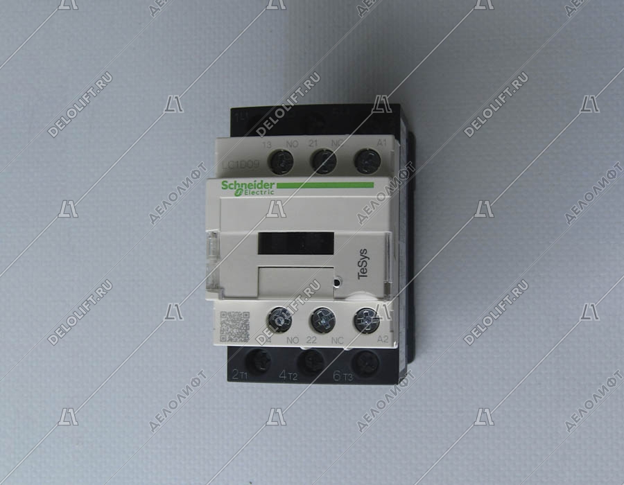 Контактор, LC1D09F7, TeSys D, LC1D, 3P, 9A, НО+НЗ, 110В