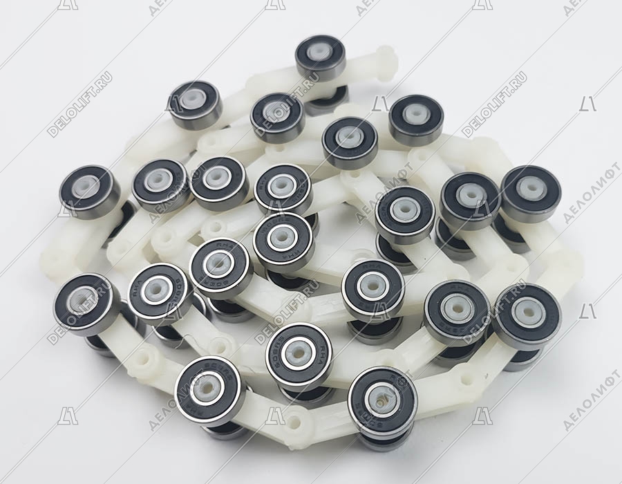 Цепь отклоняющая/огибающая/обводная, Velino, 22 звена, L - 1260 мм, пластиковая