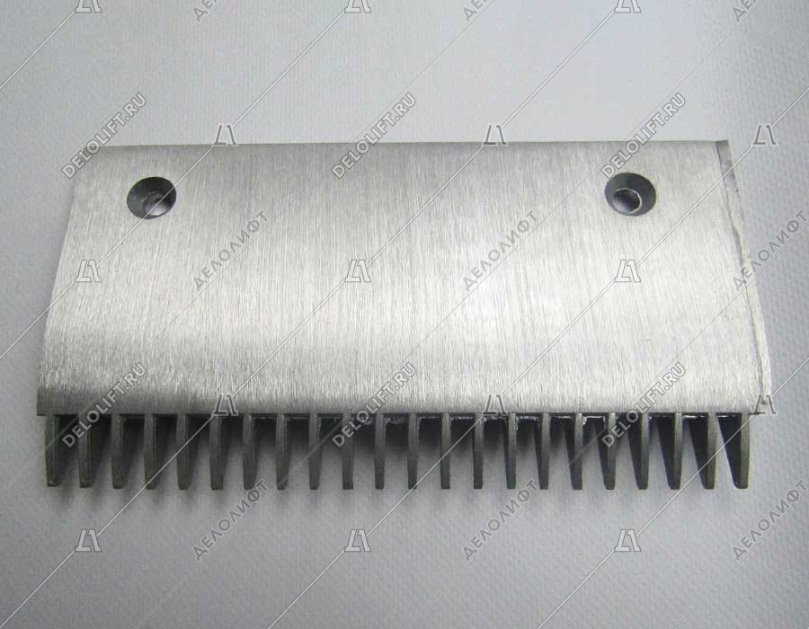Гребенка входной площадки, 22 зубца, 200x107 мм, левая, алюминий