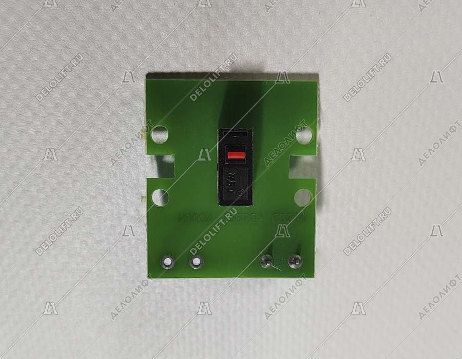 Кнопка вызова/приказа, ВКЛ13А-7-4П, 8 этаж, с Брайлем, красная индикация