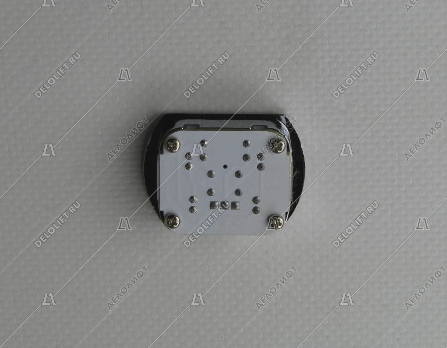 Кнопка вызова/приказа, ЕМСС-ВТ-07, без символов, без провода, на 3 контакта, синяя подсветка