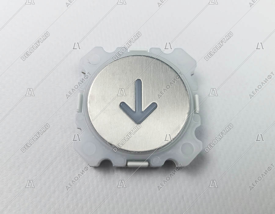 Кнопка вызова/приказа, AV-BTM PC429-01, стрелка, красная подсветка, GENEMEK