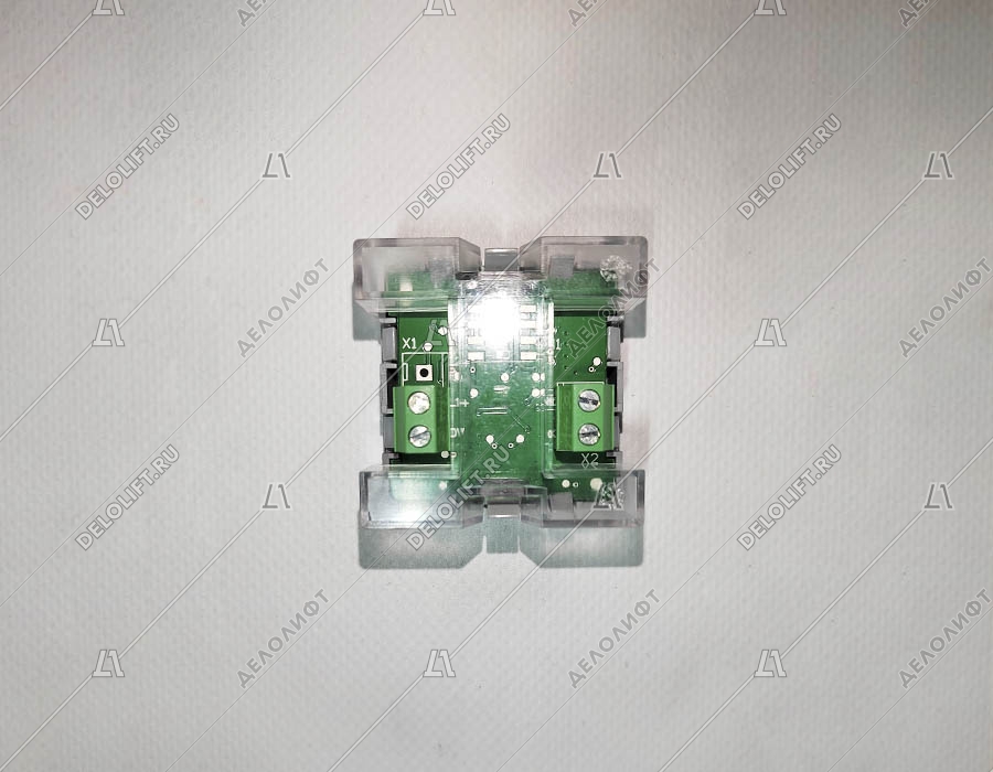 Кнопка вызова/приказа, 3 этаж, MB/VS, тип COMPACT, синяя подсветка