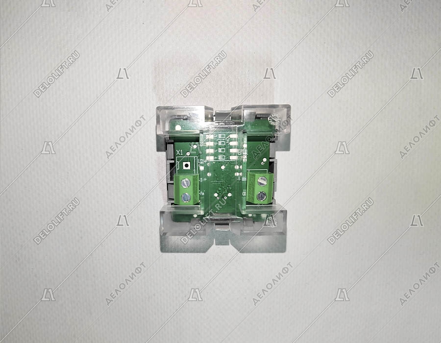 Кнопка вызова/приказа, 1 этаж, MB/VS, тип COMPACT, синяя подсветка
