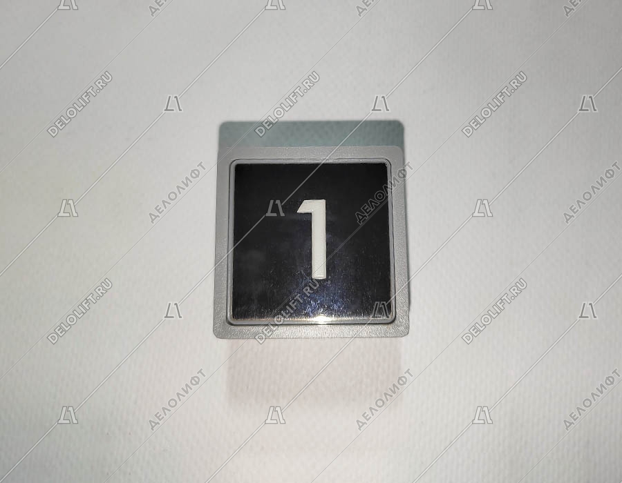 Кнопка вызова/приказа, 1 этаж, MB/VS, тип COMPACT, синяя подсветка