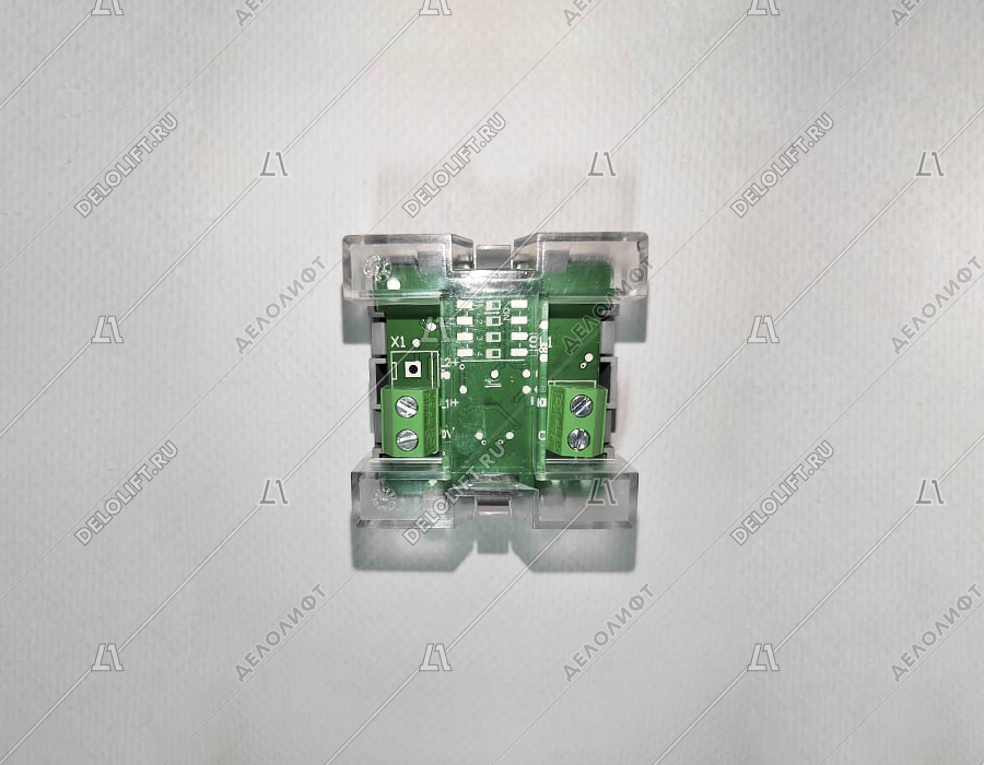 Кнопка вызова/приказа, 5 этаж, MB/VS, тип COMPACT, синяя подсветка