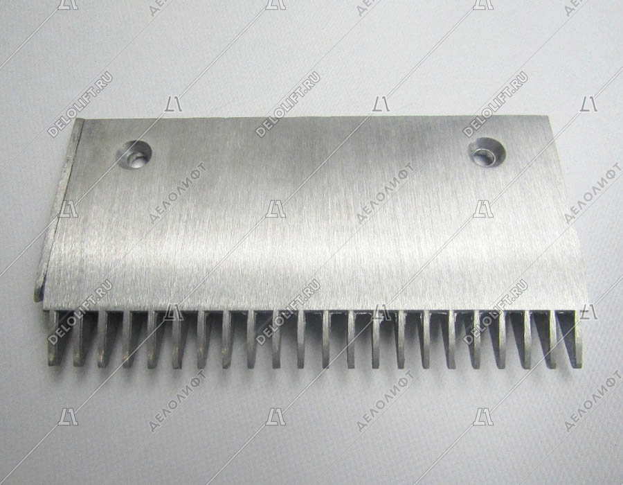 Гребенка входной площадки, 22 зубца, 200x107 мм, правая, алюминий