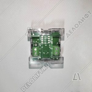 Кнопка вызова/приказа, 6 этаж, MB/VS, тип COMPACT, синяя подсветка