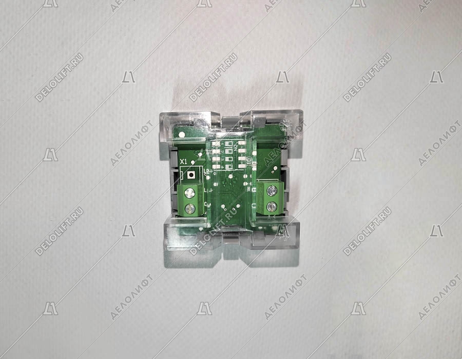 Кнопка вызова/приказа, 6 этаж, MB/VS, тип COMPACT, синяя подсветка