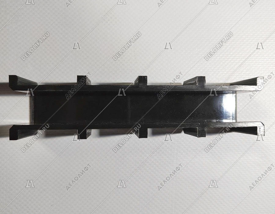 Вкладыш башмака направляющей кабины/противовеса, черный, T - 16 мм, L - 130 мм