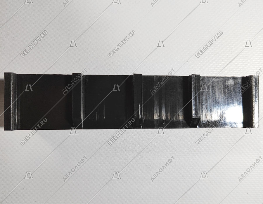 Вкладыш башмака направляющей кабины/противовеса, черный, T - 16 мм, L - 130 мм