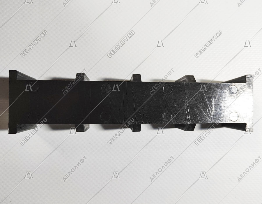 Вкладыш башмака направляющей кабины/противовеса, черный, T - 16 мм, L - 130 мм