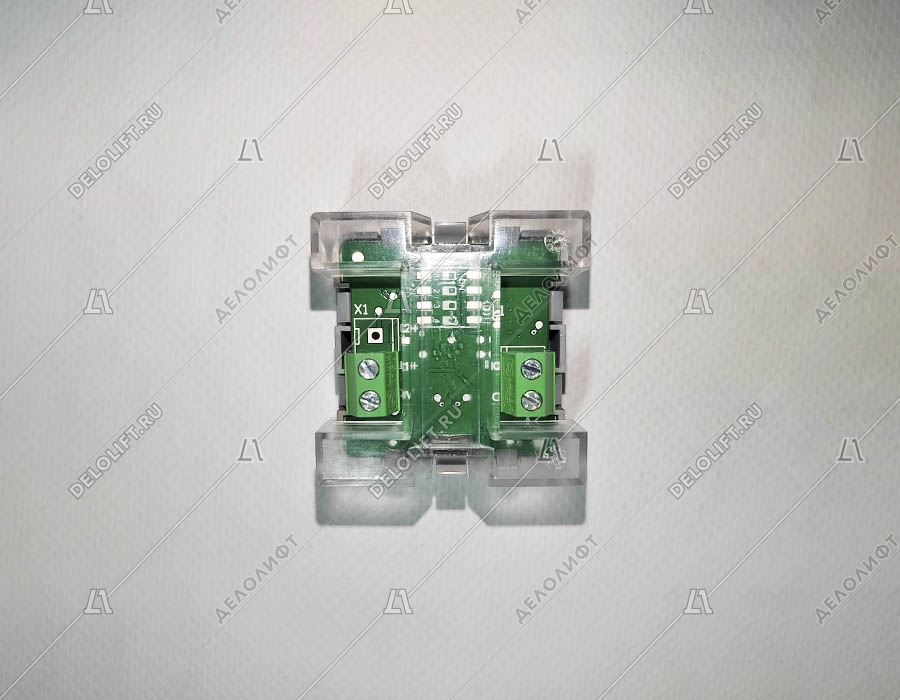 Кнопка вызова/приказа, 8 этаж, MB/VS, тип COMPACT, синяя подсветка