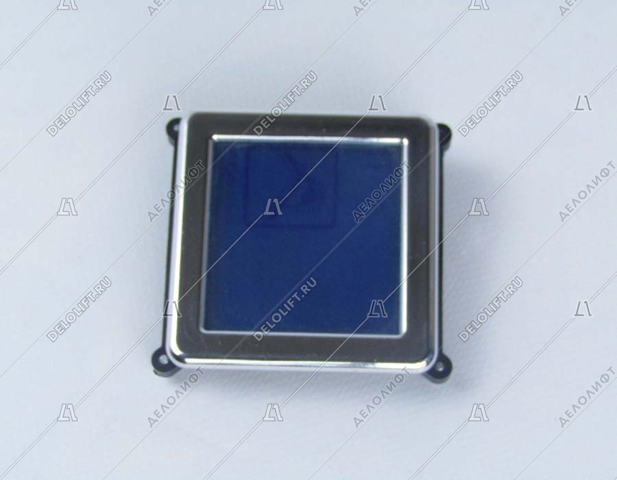 Индикатор, УЛ/УКЛ, LCD2001, синий фон, в сборе с рамкой