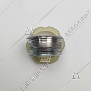 Кнопка вызова/приказа, КЛ-220-003 VR, антивандальная, зелёная подсветка