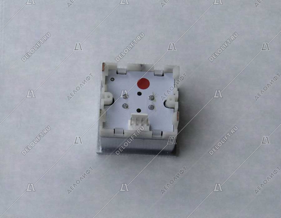 Кнопка вызова/приказа, тип KT40 STEP C, 40х40 мм, 2 этаж, красная подсветка