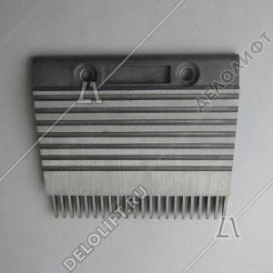 Гребенка входной площадки, ECO3000-A, 22 зубца, 200x180 мм, правая, алюминий (GD-ALSI 12)