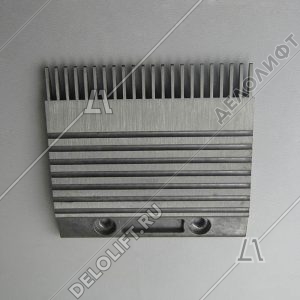 Гребенка входной площадки, ECO3000-C, 22 зубца, 197x180 мм, центральная, алюминий (GD-ALSI 12)