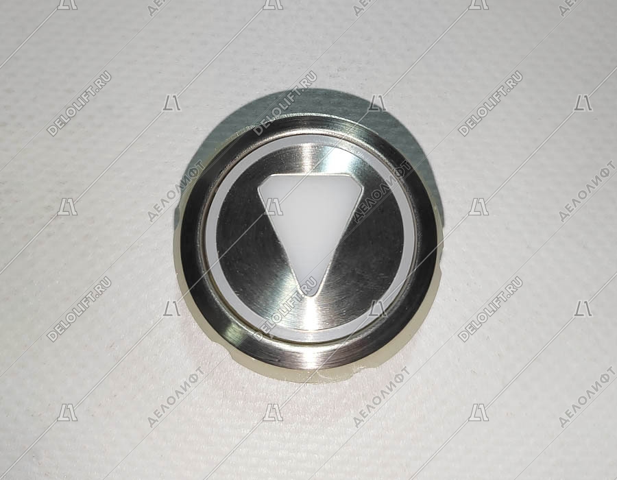 Кнопка вызова, KDS STD, вниз, круглая, красная подсветка