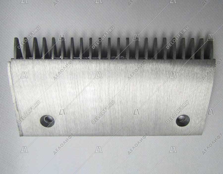 Гребенка входной площадки, 22 зубца, 200x107 мм, левая, алюминий