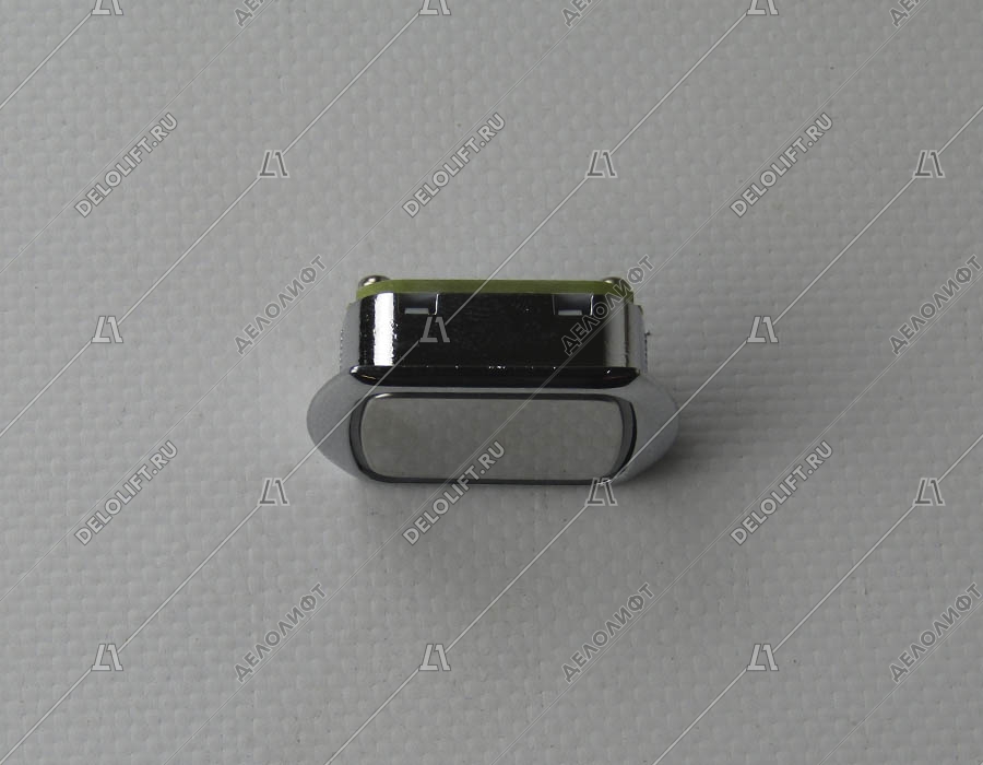 Кнопка вызова/приказа, ЕМСС-ВТ-07, без символов, без провода, на 3 контакта, синяя подсветка