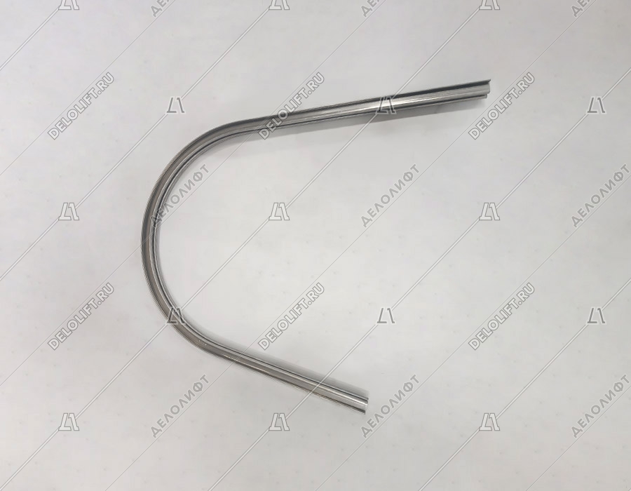 Огибной участок торца балюстрады направляющей поручня, L - 2000 мм