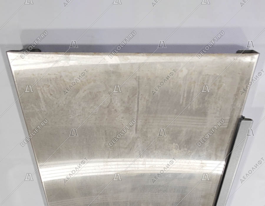 Дверь этажная лифта, 700x2000 мм, E30, нержавеющая сталь, в сборе