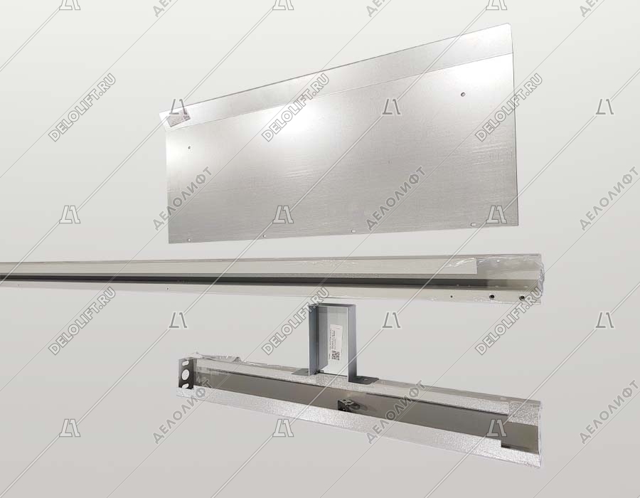 Дверь этажная лифта, 700x2000 мм, E30, RAL7035, в сборе