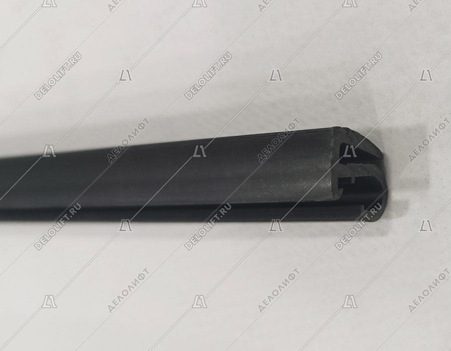 Уплотнитель стекла балюстрады, 506NCE/606NCT, L - 3000 мм, пластиковый