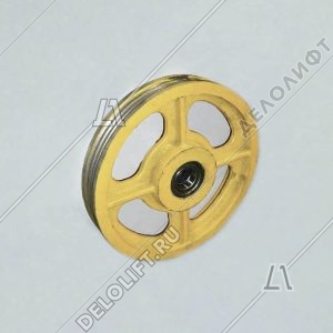 Блок отводной, 435х3х10 мм, в сборе с подшипником, ZAA263P15