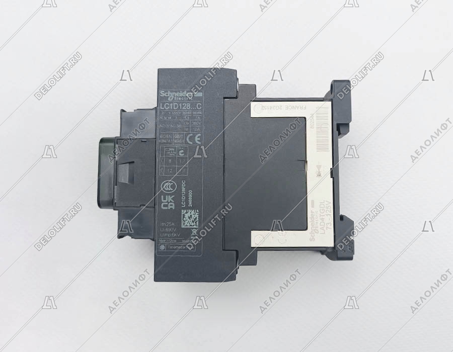 Контактор, LC1D128FD, 12А, 110VDC