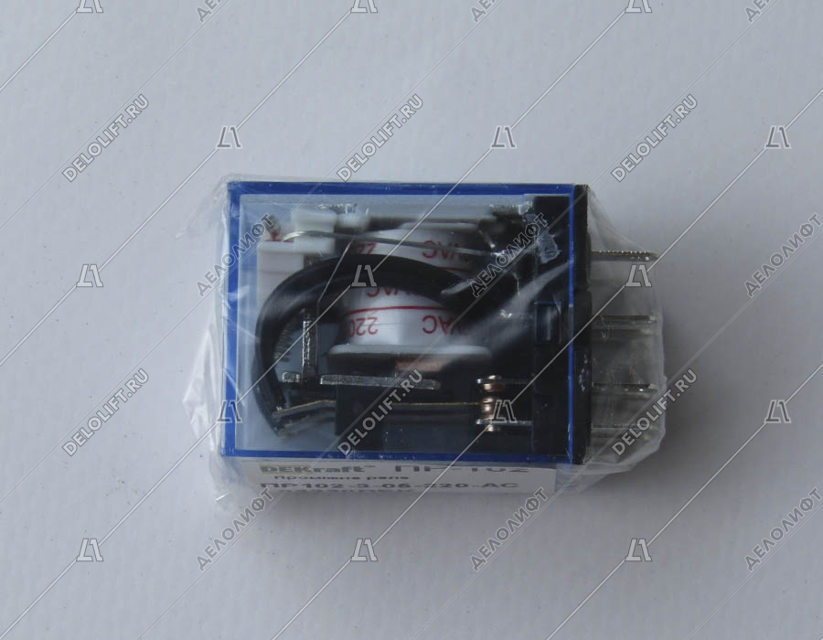 Реле промежуточное, 5А, 220В, ПР-102, 3 конт., с индикатором LED