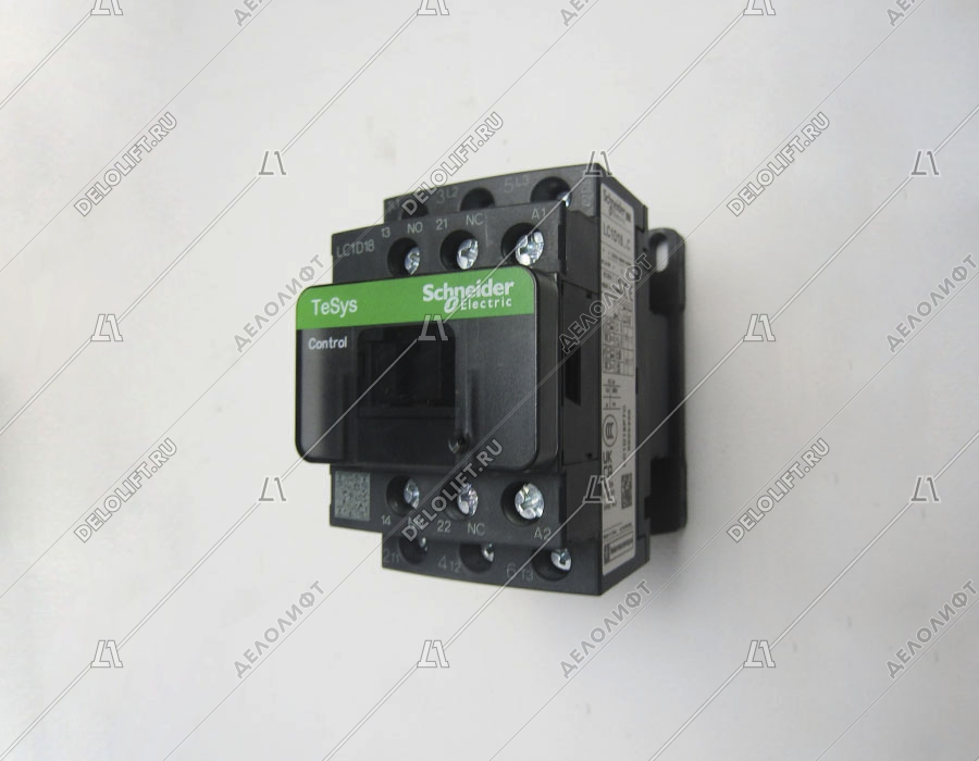 Контактор, LC1D, TeSys D, 3P, 18A, 230В, НО+НЗ