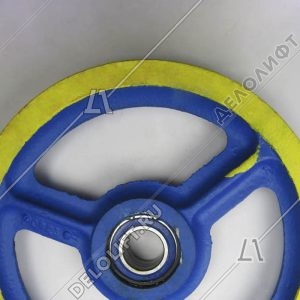 Блок отводной, 435х3х10 мм, в сборе с подшипником, 0411.02.00.005