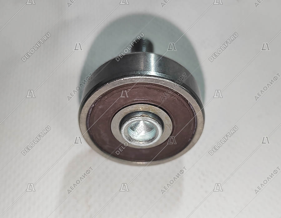 Ролик поручня, 37х12 мм, подшипник 6301RS, M10, с осью - 50 мм
